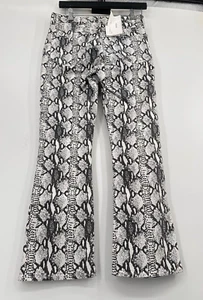 Frame Womens Le Crop Mini Boot Coachella  Sz 26 Black Snake  Print NWT $230 - Bild 1 von 19