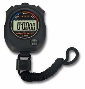 Waterproof Digital LCD Stopwatch Chronograph Timer Counter Sports Alarm