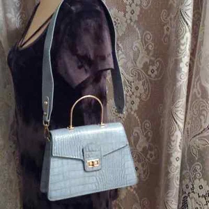 New Shydiva Co. Tracee Purse Removable Strap Powder Blue Excellent Condition - Picture 1 of 8