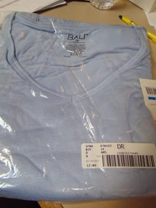 Pajama set Bali sleepwear Top base is LACE Retail $49 sz xl blue pants - Picture 1 of 1