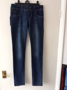 DAMEN J. Z. NINA ROSSI SKINNYJEANS GR.3 (UK SMALL) BLAU STRETCH DENIM NEU - Bild 1 von 3