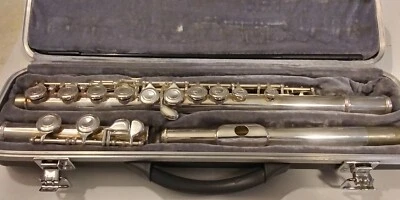 SIMBA flauta c, placa plateada, estuche original muy buen estado, sin problemas Foto 1 de 4