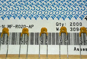 5 Pcs Bourns MF-R020 Resettable Fuse (Multifuse) 0.2A 60V / Retainer (M1552) - Picture 1 of 1