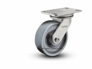 72XP05201S 5" x 2" Albion Swivel Caster, Polyurethane Wheel, 1200 lb. Capacity - Picture 1 of 2