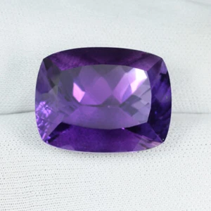 22,48Cts Best Fire "Top Purple Rare" Natural No Heat Brazil Amethyst Kissen.!!! - Bild 1 von 2