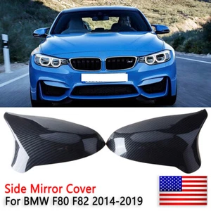 TAPA DE REPUESTO CUBIERTA ESPEJO LATERAL FIBRA DE CARBONO PARA BMW F80 M3 F82 M4 2015-2019 - Imagen 1 de 8