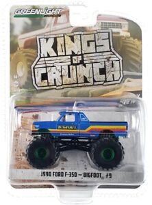 CHASE - GREENLIGHT 49140D 1:64 1990 FORD F-350 (BIGFOOT #9) MONSTER TRUCK