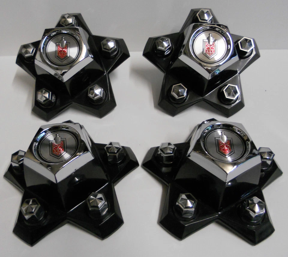 82-87 EL CAMINO MONTE CARLO CAMARO СТАЛИ РАЛЛИ КОЛЕСА ЦЕНТРАЛЬНЫЕ КОЛПАКИ КОМПЛЕКТ ИЗ 4 НОВЫЙ - Изображение 1 из 4