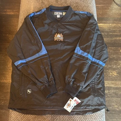 Washington Capitals CCM NHL De Colección Raro Pullover Cortavientos Para Hombre GRANDE NUEVO CON ETIQUETAS Foto 1 de 4