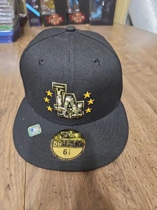 Los Angeles Dodgers 2024 Armed Forces Day New Era 59FIFTY Fitted 6 7/8 - Picture 1 of 6
