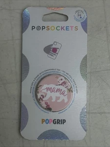 Popsocket Mama Bear Pink Flowers Swappable PopGrip Stand New - Picture 1 of 1