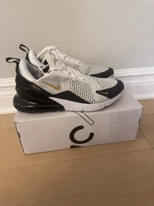 NEW Nike AIR MAX 270 Men's Black Metallic Gold White US Sizes 12 AV7892-100 - Picture 1 of 5