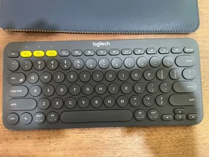 Logitech K380 Multi-Device Ultra Thin Wireless Bluetooth Keyboard Android IOS - Picture 1 of 8