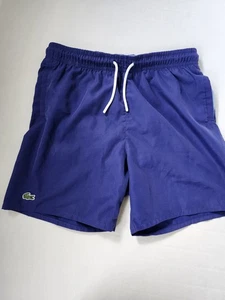 Lacoste-  Boys Blue Swim Trunks- Swim - Size 10 - Picture 1 of 6
