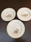 Fitz & Floyd THE HUNT: 6 1/2" Bread & Butter 3 Plates