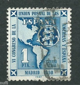 Spain Edifil # 1091 (o) Union Postal Americas y España - Picture 1 of 1