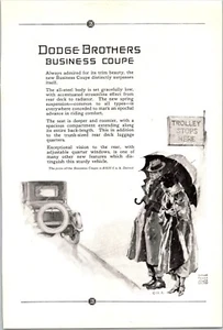 PRINT AD 1924 Dodge Brothers Business Coupe William Meade Prince Art 6.5 x 10 - Picture 1 of 3