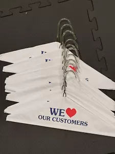 Lot of 10 Supreme Clothes Laundry Hanger White FW24 We Love Our Customers 2024 - Picture 1 of 1