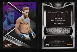2022 Panini Chronicles UFC Black Purple /49 Conor McGregor #218