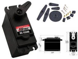 Hitec HS-755HB Giant Scale Karbonite Gear 2BB Servo U HS755HB/HS755/755 - Picture 1 of 1