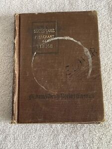 1916 Antiquarian Merchant of Venice Shakespeare MacMillan's Pocket Classics Book