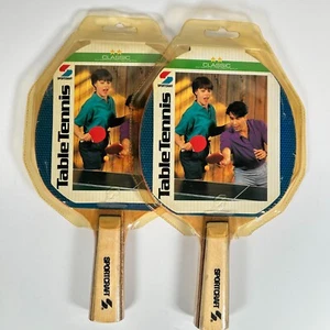 Vintage Sealed Sportcraft Table Tennis Paddles Ping Pong Model 19114 Set of 2 - Picture 1 of 3