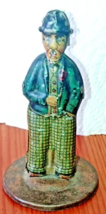 Antiguo juguete de hojalata hombre sin paraguas - Picture 1 of 6