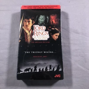 Lord of The Rings Fellowship 2001 Promo VHS Behind the Scenes The Trilogy Begins - Picture 1 of 3