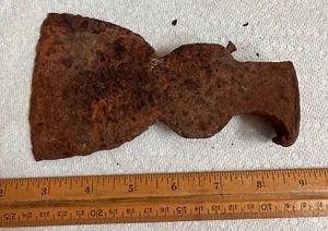 Large Iron Hatchet Relic - Dragoons - dug at Fort Inge Texas pre-Civil War - Picture 1 of 3