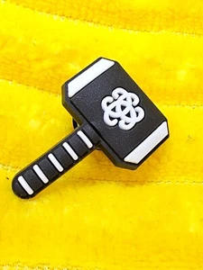 Thor Hammer Super Hero Shoe Croc Charms - Picture 1 of 1