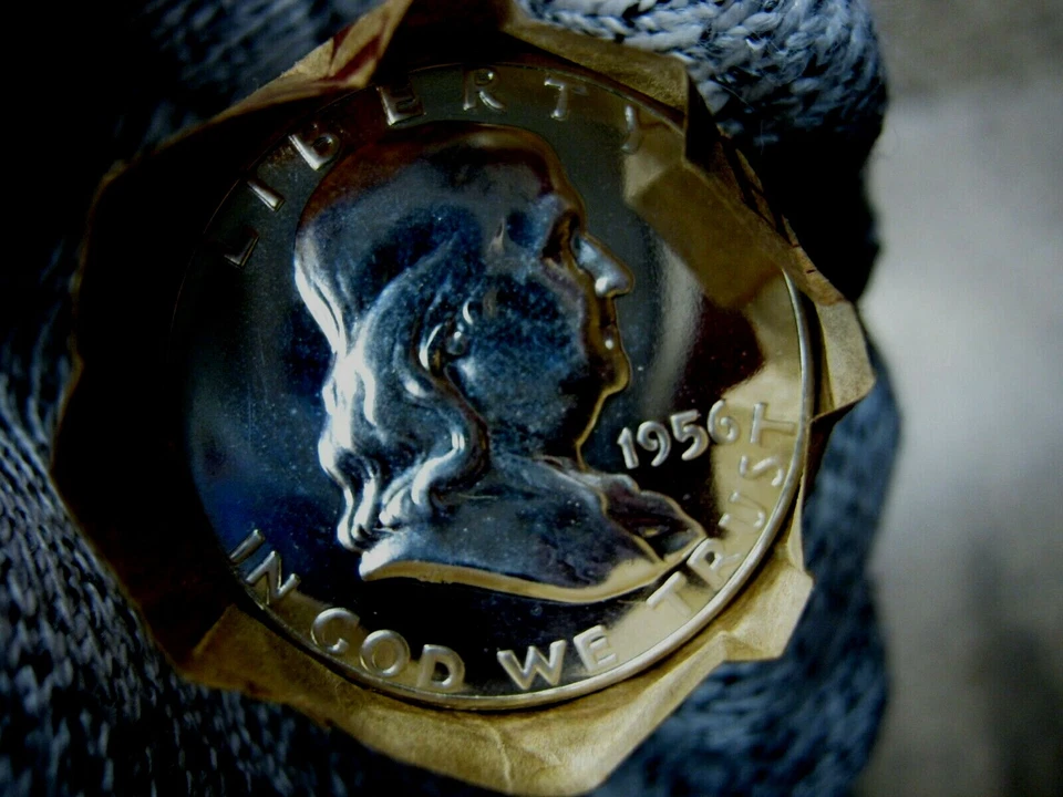 Gem Uncirculated 1956 Proof Franklin Silver Half Dollar  - Image 1 of 1