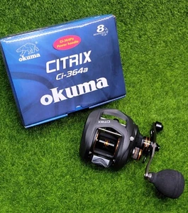 Carrete de baitcast de bajo perfil Okuma Citrix 6,4:1 mango eléctrico, mano derecha - Ci-364Pa - Imagen 1 de 5