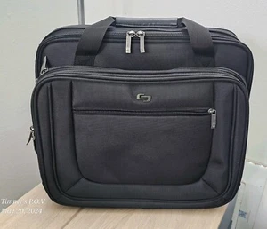 Solo New York “Bryant” Rolling Carry On Laptop Bag Luggage Fits Up to 17.3-Inch - Picture 1 of 22