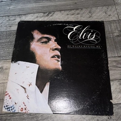 Elvis Presley - He Walks Beside Me - 12” Vinyl Record LP - 1978 RCA US 1st Comp - Image 1 of 4
