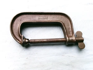 VINTAGE SARGENT 4" C-CLAMP - MADE IN U.S.A. - Picture 1 of 2