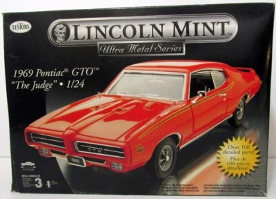 TESTORS LINCOLN COMO NUEVO SERIE ULTRA METAL 1969 PONTIAC GTO JUDGE MODELO COCHE KIT NUEVO Foto 1 de 4