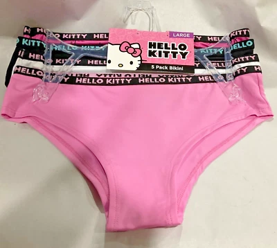 Bikini Hello Kitty 5 PK Junior talla L Nuevo con Etiquetas Foto 1 de 2
