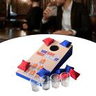 Cornhole Toss Throwing Sandbag Toys Portable Wood Indoor Party Drinking Game