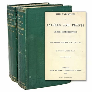 Variation of Animals & Plants Under Domestication Charles Darwin. First Edition. - Picture 1 of 12