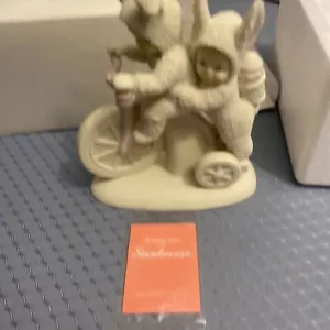 Snowbabies ~ On a Tricycle Built for Two # 03690Limited Edition to Yr 1997 -NIB - Picture 1 of 6