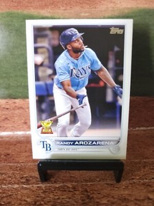 2022 Topps Randy Arozarena #196 Rookie Gold Cup Baseball Card Tampa Bay Rays