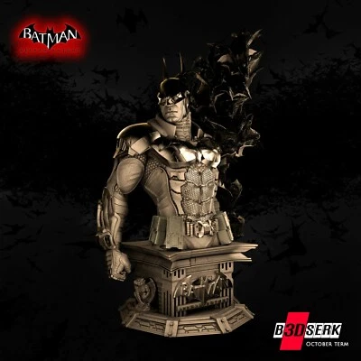 BATMAN Bust ARKHAM KNIGHT 1:8 Scale DC Justice League Resin Model Kit Statue - Image 1 of 4