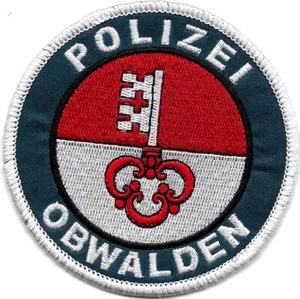 SCHWEIZ Kantonspolizei * OBWALDEN * Police Patch Polizei Abzeichen Aufnäher KaPo - Bild 1 von 1