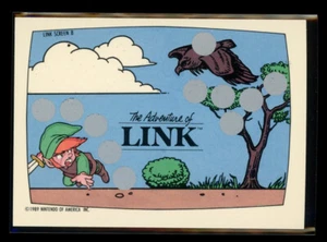 ZELDA II L'AVVENTURA DI LINK 1989 Topps Nintendo Scratch Off Screen 8 quasi nuovo C2 - Foto 1 di 2