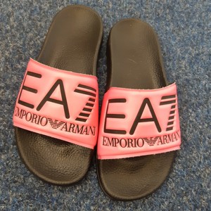 ladies armani sliders