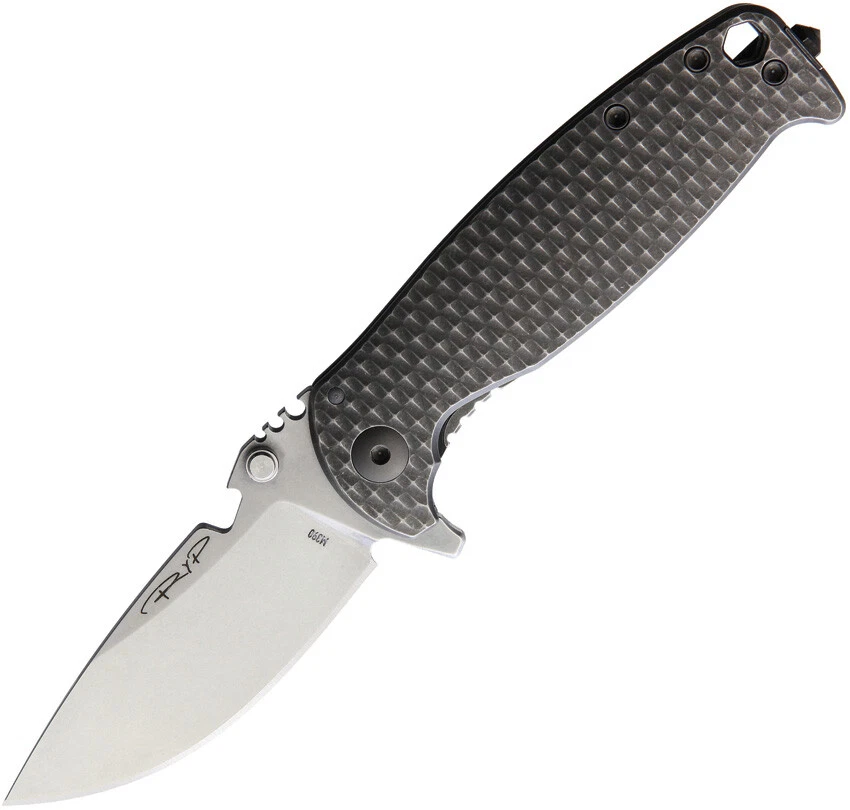 DPx Gear HEST-F Framelock Gray Titanium Folding Bohler M390 Pocket Knife HSF019 - Image 1 of 1