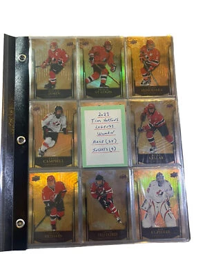 2023 UD Tim Hortons Legends Team Canada Woman's 25 Card Set  #76-100 + Inserts ! - Image 1 of 4