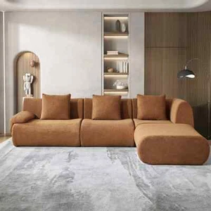 L-shaped Sofa Divan Bed Floor Sofa Sectional Sofa Free Combination Sofa DIY Sofa - Picture 1 of 18