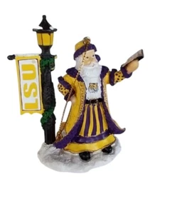 LSU Tigers VTG 2004 Limited Edition Figurine Memory Company Fight Song Santa - Picture 1 of 6