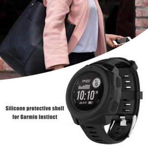 Hillrong per Garmin Instinct Smart Watch Cinturino,Custodia Protettiva in Silico - Zdjęcie 1 z 7